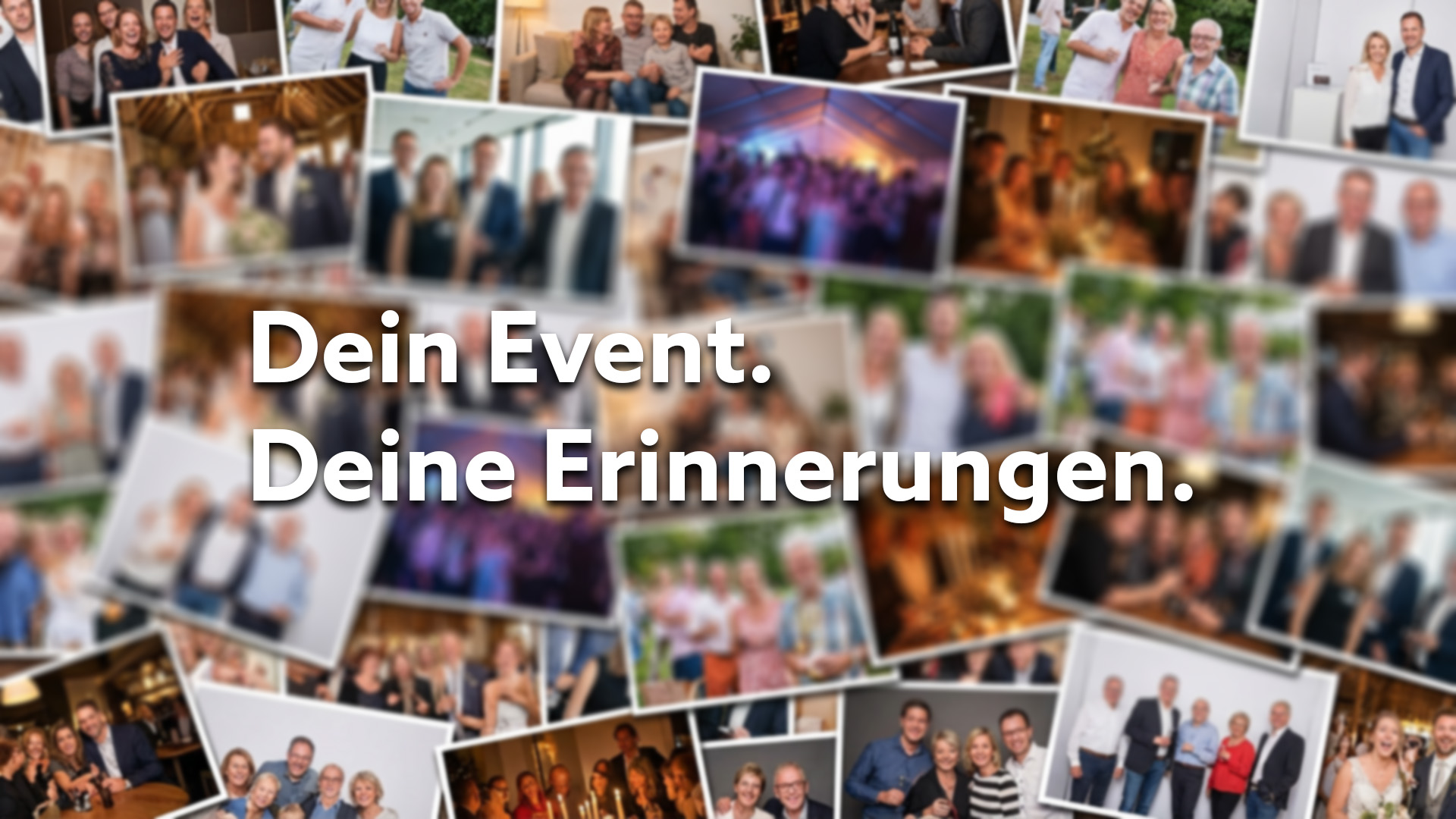 Collage aus Fotobox-Druckbildern